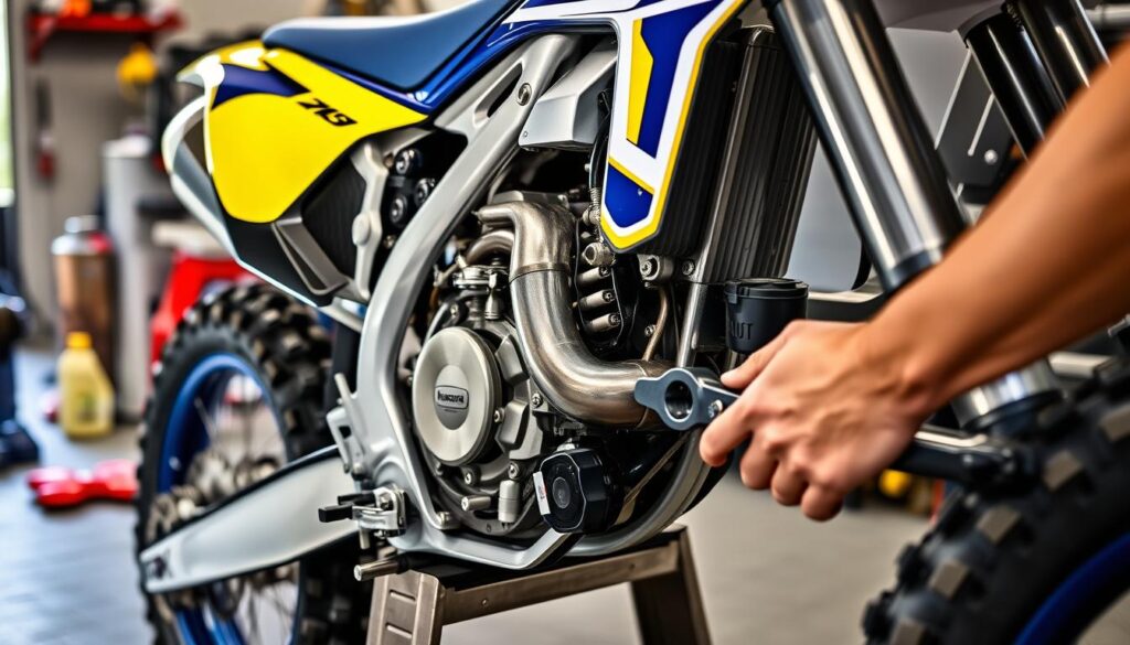motocross bike maintenance