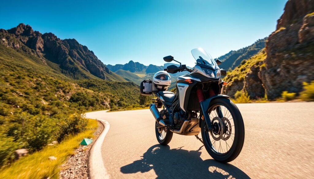 Adventure bike on-road Adventure bike on-road