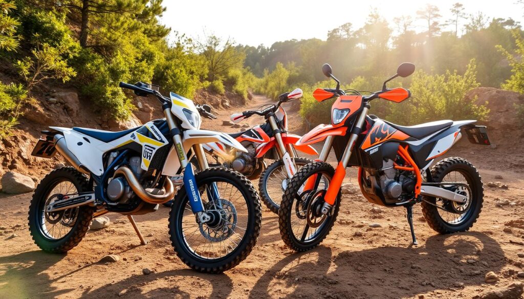 Husqvarna and KTM off-road motorcycles Husqvarna and KTM off-road motorcycles